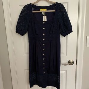 Catherine Malandrino Cotton Eyelet Dress